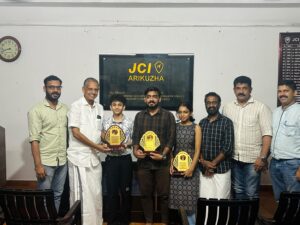എസ്.എസ്.എൽ.സി, പ്ലസ്.ടു പരീക്ഷകളിൽ എല്ലാ വിഷയങ്ങൾക്കും എ പ്ലസ് നേടിയ കുട്ടികളെ, ജെ.സി.ഐ അനുമോദിച്ചു