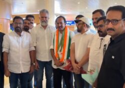 മന്ത്രിയായ ശേഷം ആദ്യമായി ദുബായിലെത്തിയ  പി.സി വിഷ്ണുനാഥിന് വൻ സ്വീകരണം നൽകി   ഇൻകാസ് നേതാക്കൾ