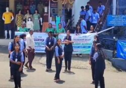കലയന്താനിയിൽ ശുചിത്വ ബോധവൽക്കരണവുമായി എൻ.എസ്.എസ്. ഫ്ലാഷ് മോബ്